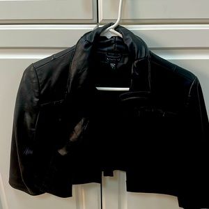 Super cute Leather bomber jacket